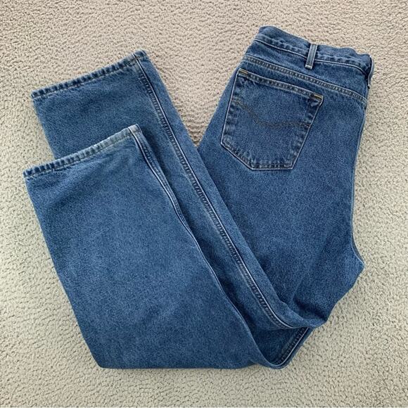 Carhartt Men's Flannel-Lined Relaxed-Fit Straight-Leg Jeans   -   Size: 40 - Picture 5 of 16